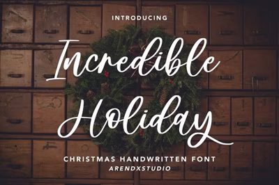 Incredible Holiday - Handwritten Free Download