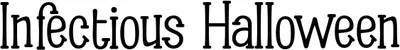 Infectious Halloween Font