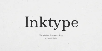 Inktype Font
