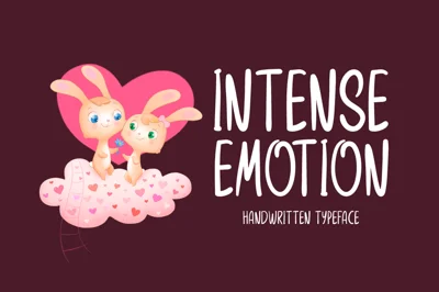 Intense Emotion Typeface