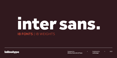 Inter Sans Free Download
