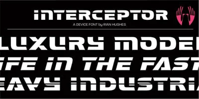 Interceptor Font