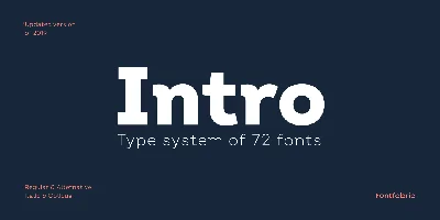 Intro Font