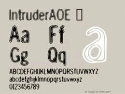 Intruder AOE Font