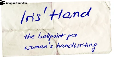 Iris Hand Font