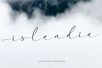 Islandia - Modern Font