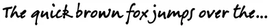 ITC Berranger Hand Font