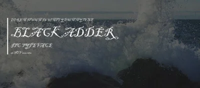 ITC Blackadder Font