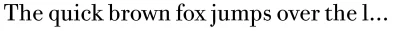 ITC Bodoni Twelve Font