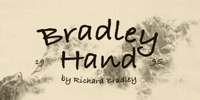 ITC Bradley Hand Font
