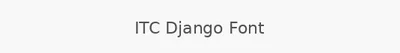 ITC Django Font