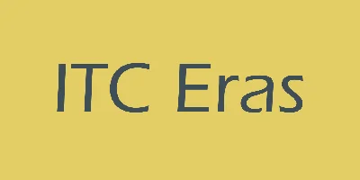 ITC Eras Font