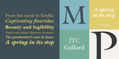 ITC Galliard Font