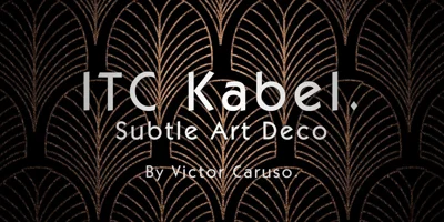 ITC Kabel Font