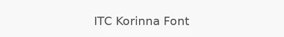 ITC Korinna Font