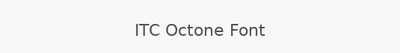 ITC Octone Font