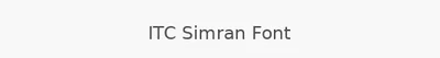 ITC Simran Font