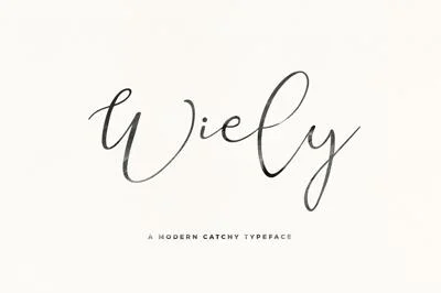Its Miss Wiely Font