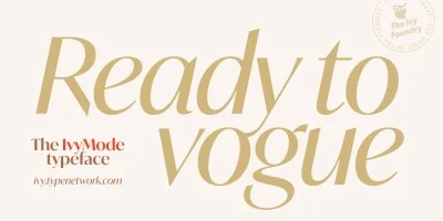 Ivy Mode Font