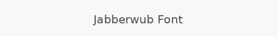 Jabberwub Font
