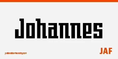 JAF Johannes Font