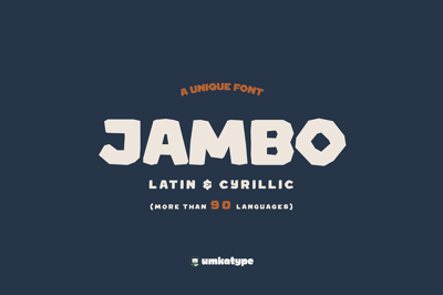 Jambo Bold Logo Font Free Download