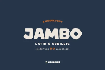 Jambo Bold Logo Font