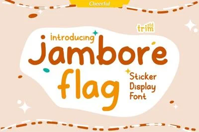 Jambore Flag Font