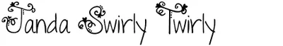 Janda Swirly Twirly Font