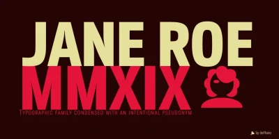 Jane Roe Font Family