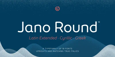Jano Round Font