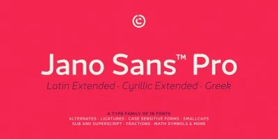 Jano Sans Pro Font