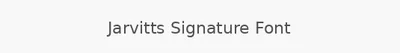 Jarvitts Signature Font