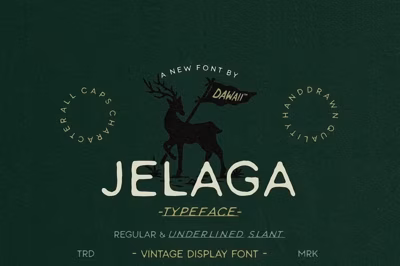 Jelaga Typeface Free Download