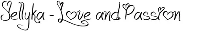 Jellyka Love And Passion Font
