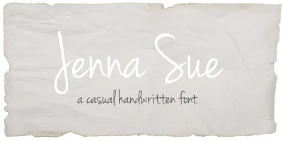 Jenna Sue Pro Font