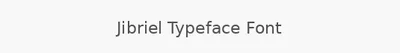 Jibriel Typeface Font