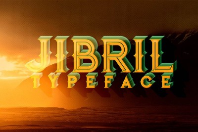 Jibril - Vintage Style Font
