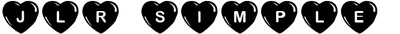 Jlr Simple Hearts Font