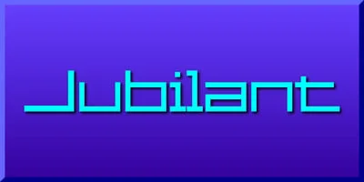 Jubilant Font