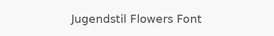 Jugendstil Flowers Font