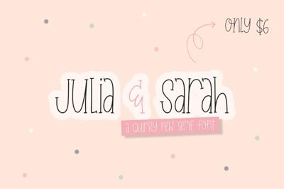 Julia & Sarah Font Free Download