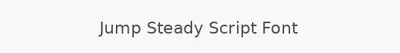 Jump Steady Script Font