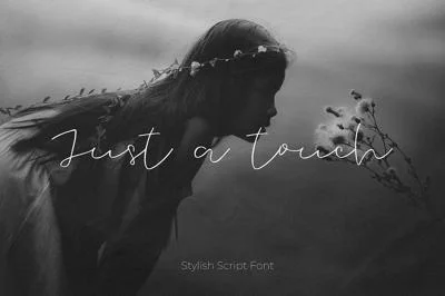 Just a touch || Stylish Script Font