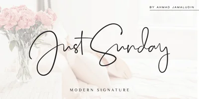 Just Sunday Font