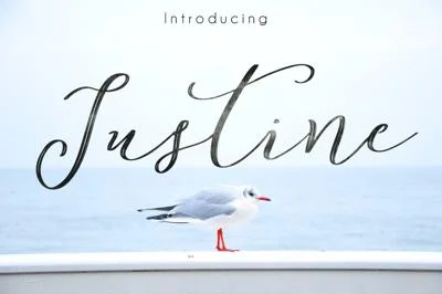 Justine Flowers Font