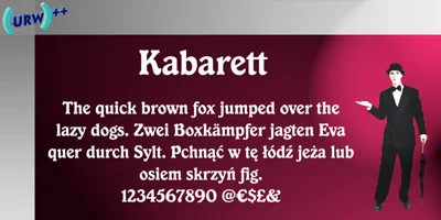 Kabarett Font
