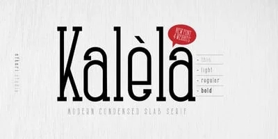 Kalela Slab Font