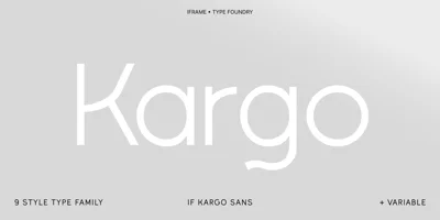 Kargo Sans Font
