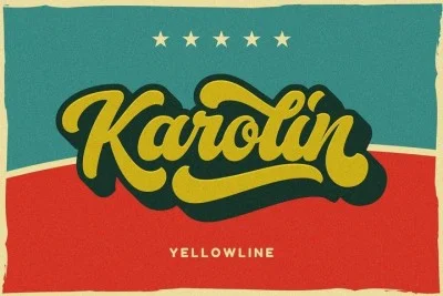 Karolin Retro Font